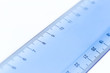 © NewFabrika - selective focus a part of the plastic blue transparent precision measurement tool