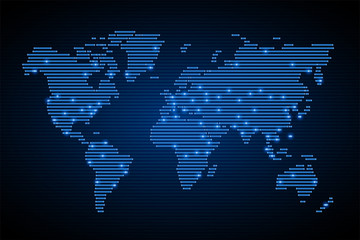 earth world map