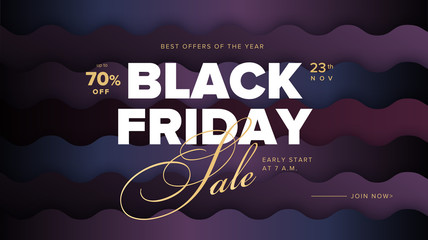 Poster - Black Friday modern promotion square web banner for social media mobile apps. Elegant sale and discount promo backgrounds with abstract pattern. Email ad newsletter layouts.