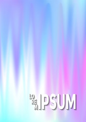 Wall Mural - Hologram texture gradient party poster background.