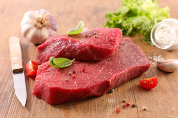 Poster - raw beef fillet
