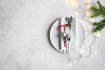 Poster - Christmas table setting