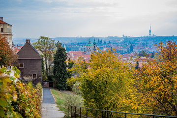 Wall Mural - Vue panoramique sur la ville de Prague