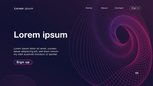 Background Abstract Dynamic Linear Waves Purple Light For Homepage
