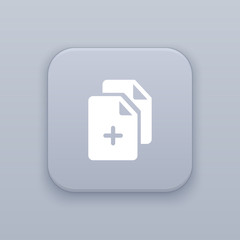 Poster - Add document button, best vector