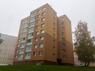 Reconstructed blocks of flats in Czech Republic built in communism era