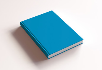 Poster - Hardcover Book Mock-Up on white background. 3d rendering.