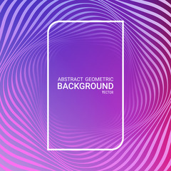 Poster - Ultraviolet abstract geometric background. Vector. Abstract aperture. Wavy gradient shapes composition. Fluid colorful.