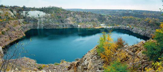 Canvas Print - great radon blue lake