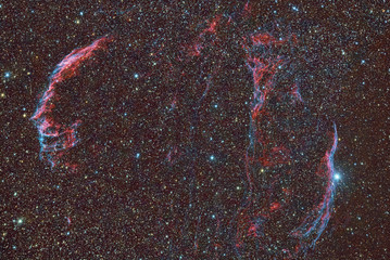 Wall Mural - imaged with a telescope and a scientific ccd camera