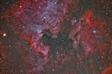 Wall Mural - imaged with a telescope and a scientific ccd camera