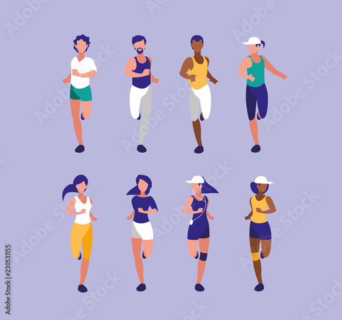 Fotografía people athlete running avatar character