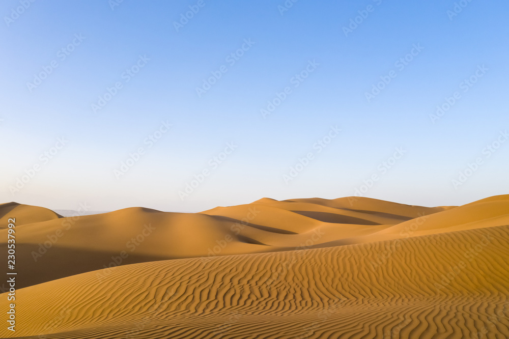 golden sand dunes in sunset Stock Photo | Adobe Stock