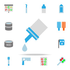 Poster - drops illustration icon. optometry icons universal set for web and mobile