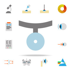 Aufkleber - frontal reflex illustration icon. optometry icons universal set for web and mobile