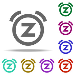 Poster - bell snooze icon. Elements of web in multi color style icons. Simple icon for websites, web design, mobile app, info graphics