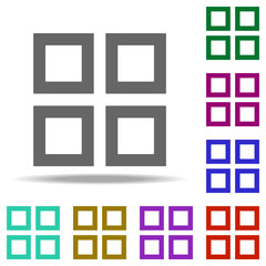 Poster - annexes icon. Elements of web in multi color style icons. Simple icon for websites, web design, mobile app, info graphics