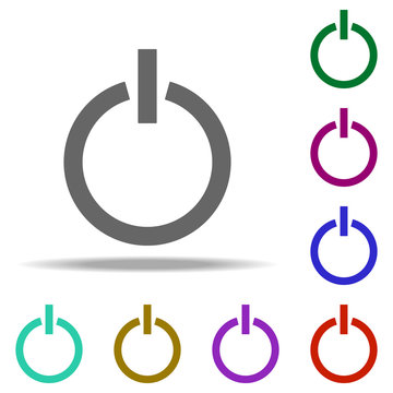 shutdown icon. Elements of web in multi color style icons. Simple icon for websites, web design, mobile app, info graphics