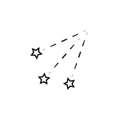 Poster - Stars,, falling star icon. Element of weather icon for mobile concept and web apps. Hand drawn Stars,, falling star icon can be used for web and mobile