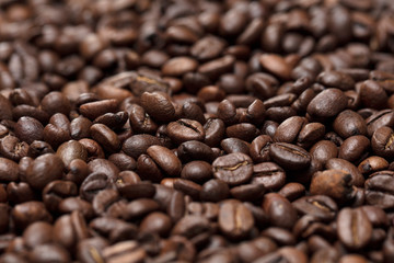 Roasted coffee beans