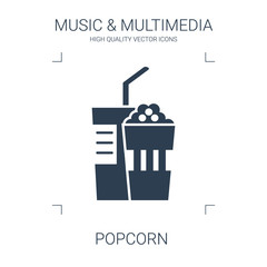 Sticker - popcorn icon