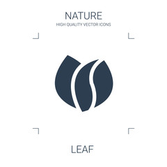 Sticker - leaf icon