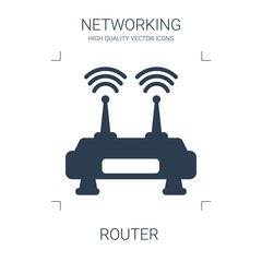 Wall Mural - router icon