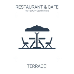 Sticker - terrace icon