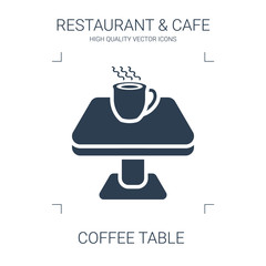 Poster - coffee table icon