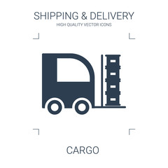 Canvas Print - cargo icon