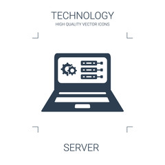 Canvas Print - server icon