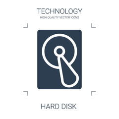 Canvas Print - hard disk icon