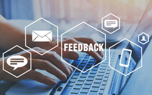 Feedback Concept, User Comment Rating Of Company Online, Writing Review Diagram, Reputation Management