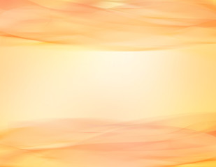 Orange soft wavy abstract background. 