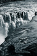 Beautiful view to the Dettifoss waterfall in Iceland. Toned