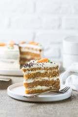 Wall Mural - Homemade carrot cake