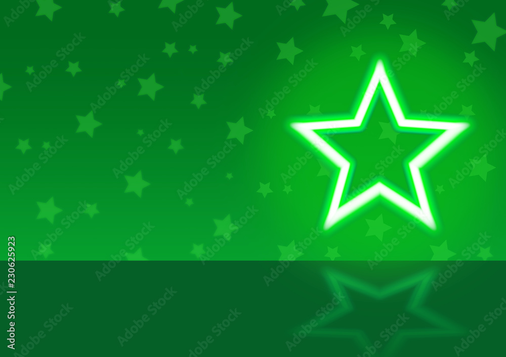 黄緑　星 星 ネオン 緑 の Stock イラスト | Adobe Stock