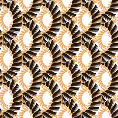 Rope seamless pattern, trendy vector wallpaper background. Weaving or fishing net macro detailed endless illustration. Usable for fabric, wallpaper, wrapping, web and print.
