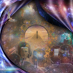 Canvas Print - ascension to the sky