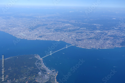 Fotografia  明石海峡大橋の俯瞰②