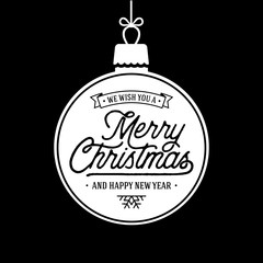 Wall Mural - Merry Christmas and Happy New Year Vector