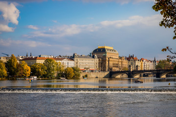 Poster - Sur les berges de la Vltava à Prague