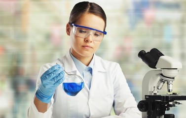 Wall Mural - scientist.