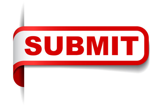 red vector banner submit