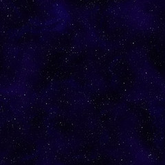 Wall Mural - Starrs in outer space seamless background or texture illustration