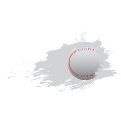 Wall Mural - Baseball ball with an effect. Vector illustration design