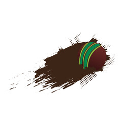 Wall Mural - Isolated cricket ball with an effect. Vector illustration design