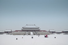 Forbidden City Under Snow