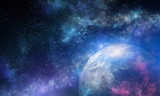 Fototapeta Kosmos - Space planets and nebula