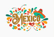 © Cienpies Design - Mexico quote greeting card for mexican holiday